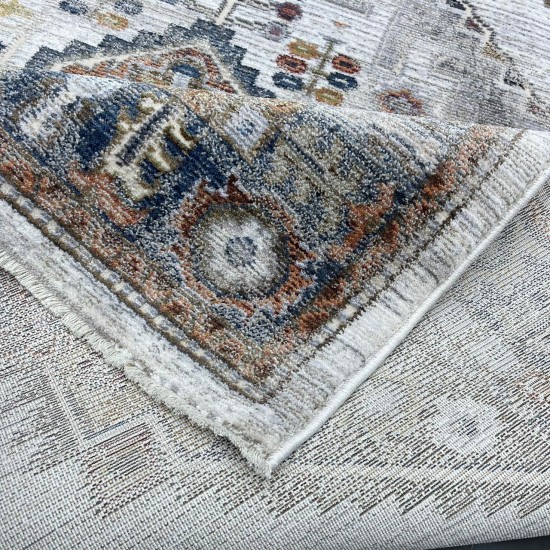 Turkish Bohemian Crystal Carpet OA034A Beige Color Size 150*220