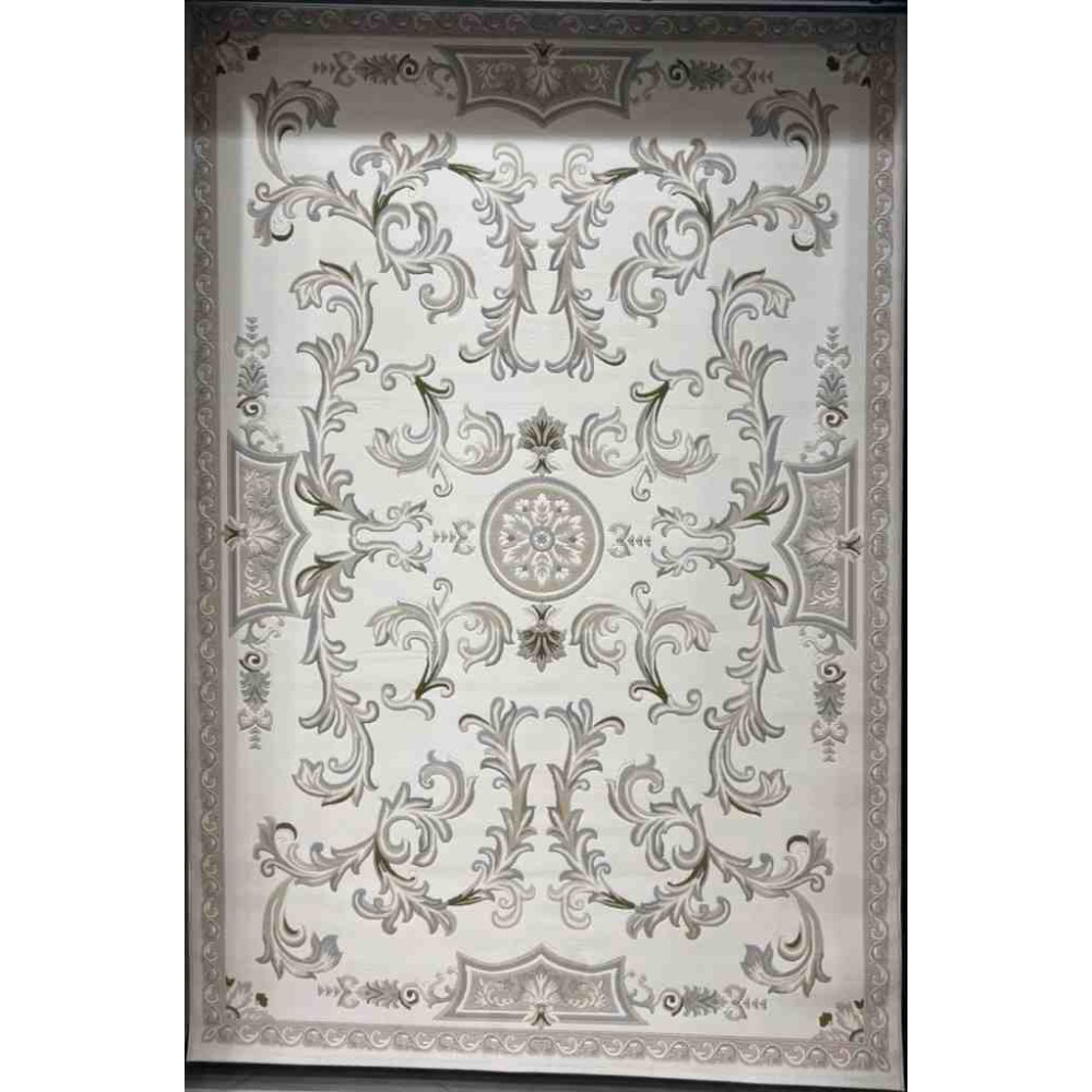 سجاد تركي داليا نقش فرنسي تركي 9769A كريم بيج مقاس 50*80