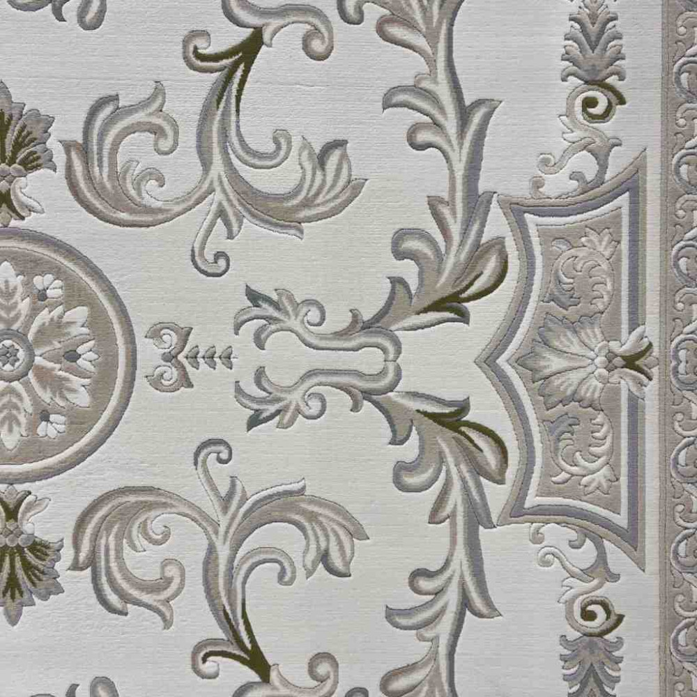 سجاد تركي داليا نقش فرنسي تركي 9769A كريم بيج مقاس 50*80