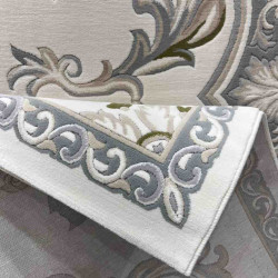 سجاد تركي داليا نقش فرنسي تركي 9769A كريم سماوي مقاس 50*80