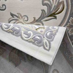 سجاد تركي داليا نقش فرنسي تركي 9769A كريم سيلفر مقاس  200*300