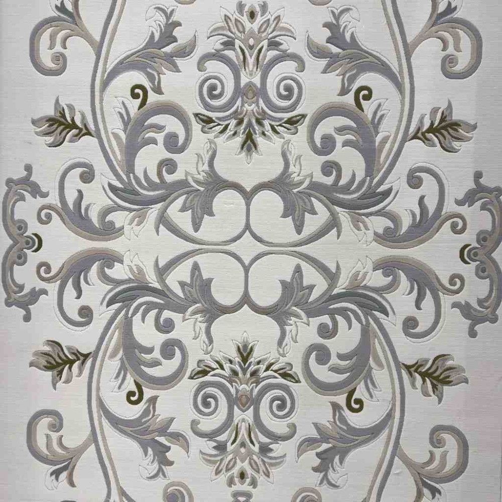 سجاد تركي داليا نقش فرنسي تركي 9771A كريم سيلفر مقاس 80*150