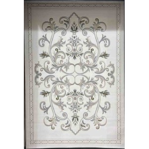 سجاد تركي داليا نقش فرنسي تركي 9771A كريم بيج مقاس 400*500