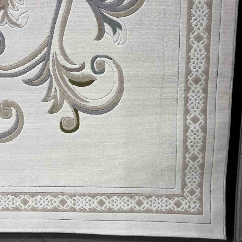 Turkish Dahlia Rug French-Turkish Pattern 9771A Cream beige Size 300*400