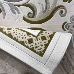 Turkish Dahlia Rug French-Turkish Pattern 9771A Cream green Size 80*150