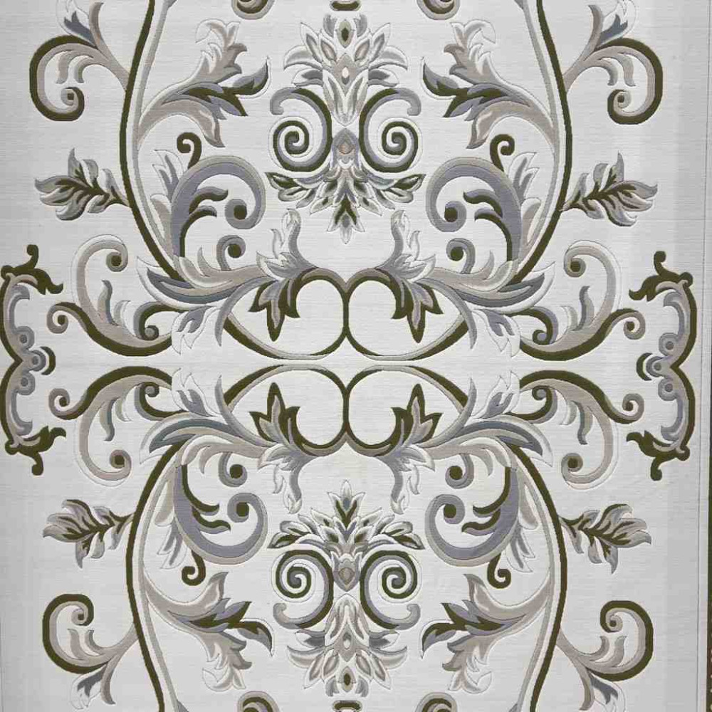 سجاد تركي داليا نقش فرنسي تركي 9771A كريم اخضر مقاس 100*200