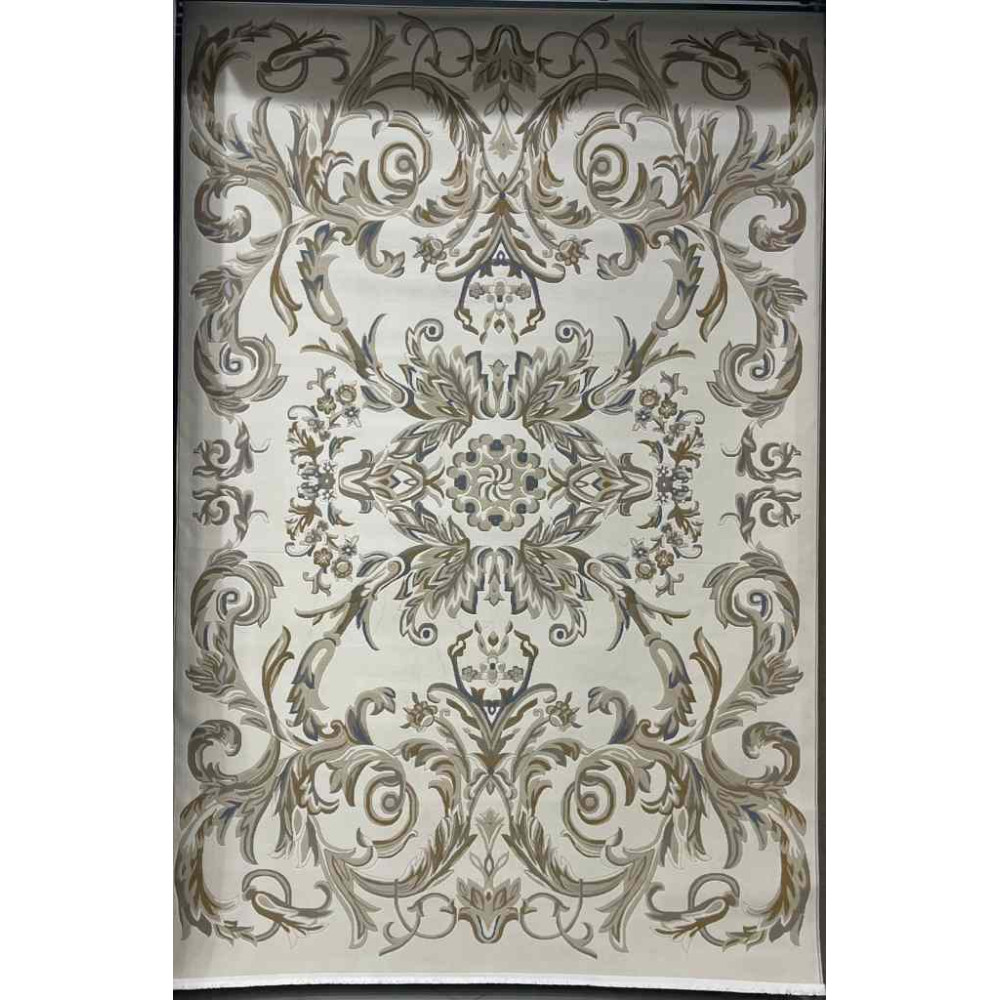 سجاد تركي اناقة نقش فرنسي J941DC كريم بيج مقاس 100*200