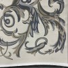 Turkish rug elegant French pattern J941DC cream blue size 80*150