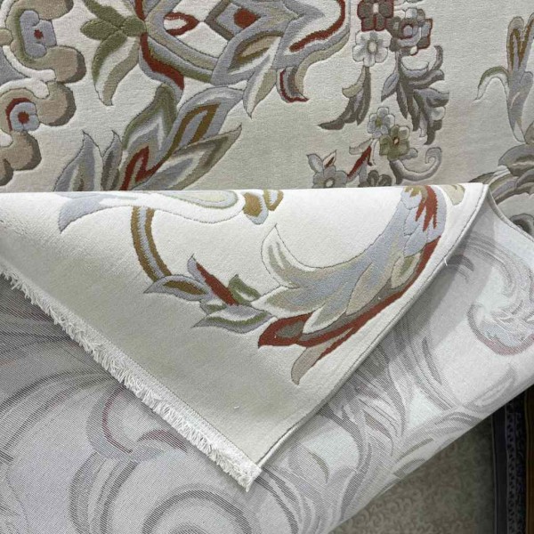 Turkish rug elegant French pattern J941DC cream MULTI size 80*150