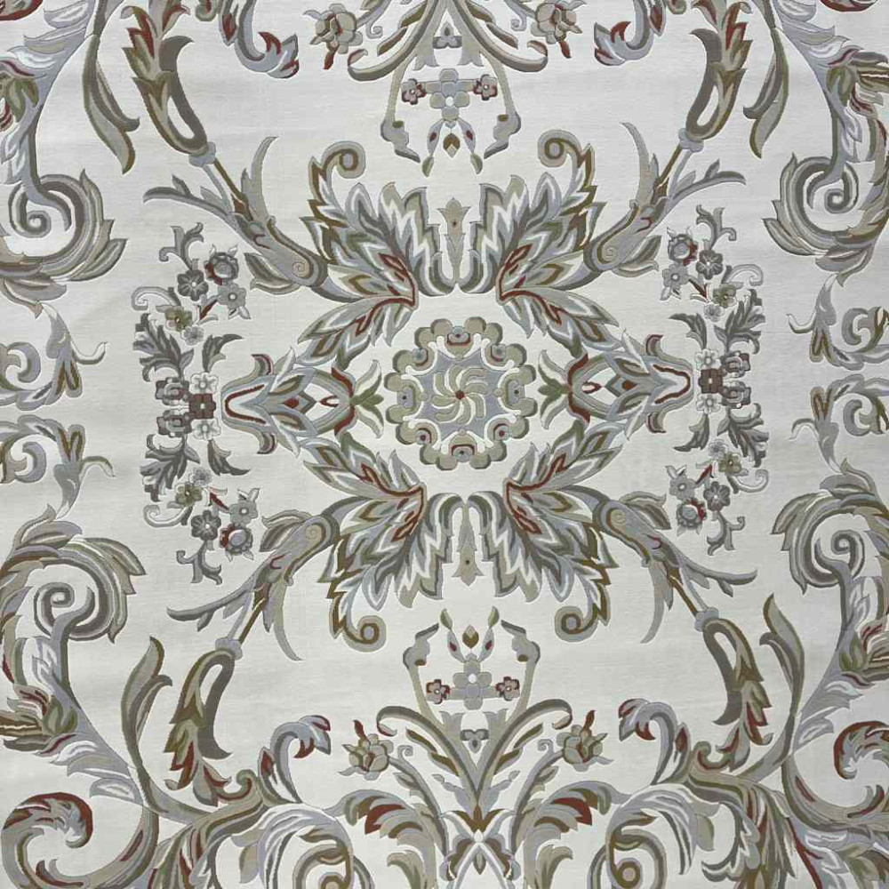 سجاد تركي اناقة نقش فرنسي J941DC كريم سماوي مقاس 100*200