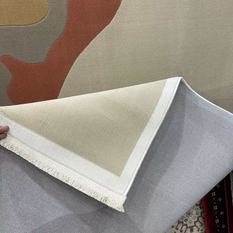 سجاد اناقة تركي SRC15A بيج اخضر مقاس 150*220