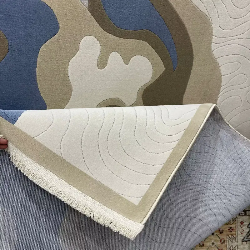 سجاد اناقة تركي SRC15A كريم رصاصي مقاس 150*220