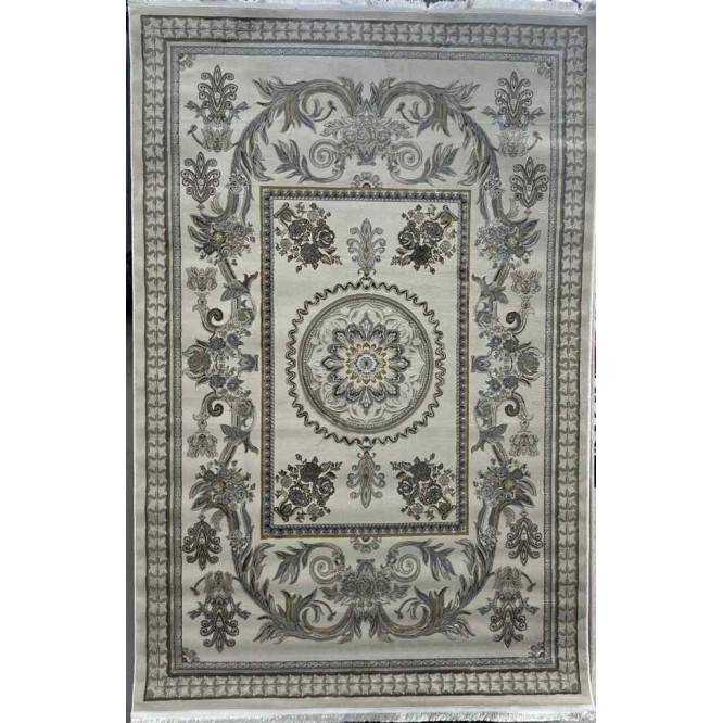 سجاد شرقي اليزا نقش ايراني تركي A6169A بيج ازرق فاتح مقاس 300*400