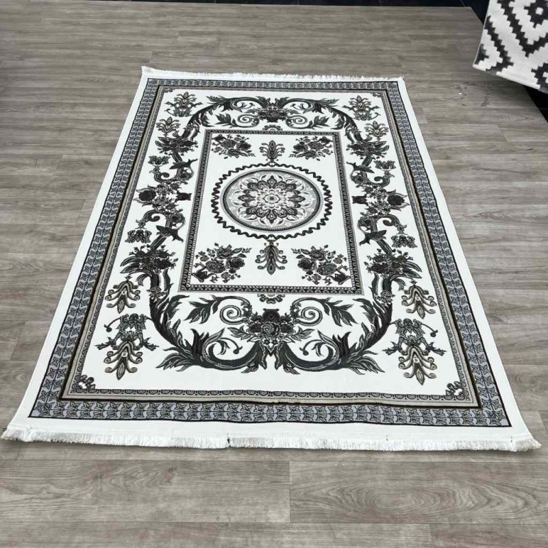 سجاد شرقي اليزا نقش ايراني تركي A6169A كريم توروتكو كريم مقاس 80*150