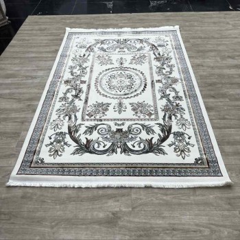 سجاد شرقي اليزا نقش ايراني تركي A6169A كريم توروتكو كريم مقاس 50*80