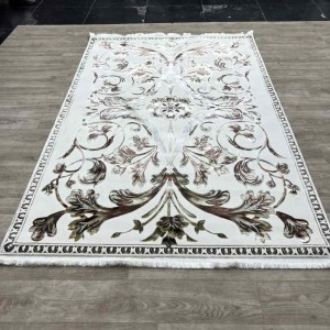 Turkish carpet Eliza French Turkish pattern A6169A cream gold size 200*300