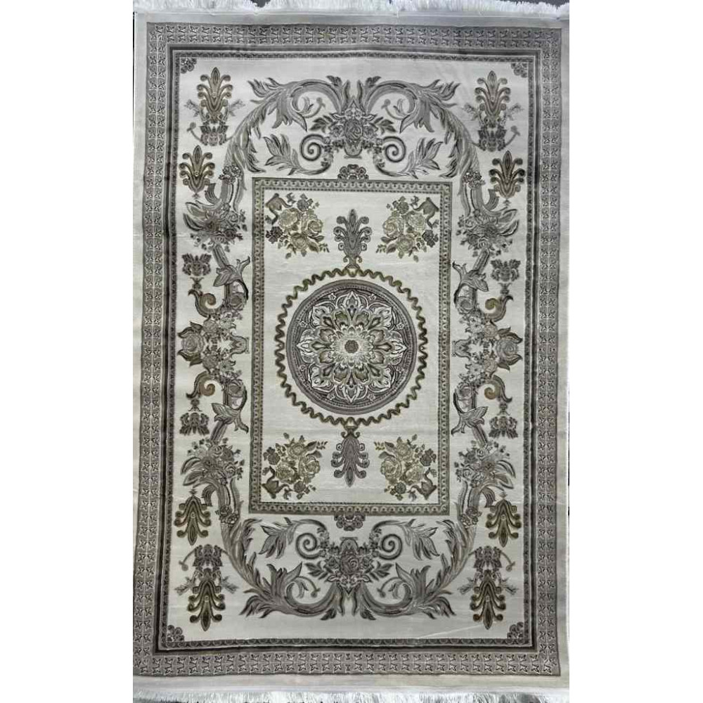 سجاد شرقي اليزا نقش ايراني تركي 36023A بيج كوكين تيلا مقاس 80*150