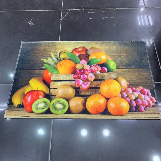 Printed fruit-kitchen rugs 107