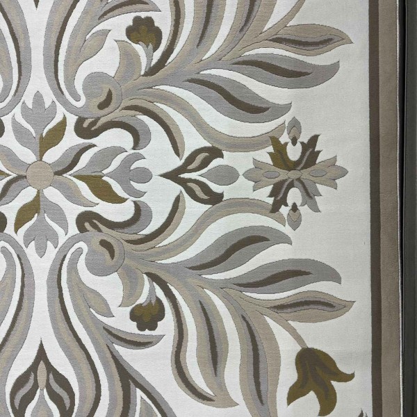 Turkish rug GALA French pattern SRC37A CREAM BROWN size 150*220