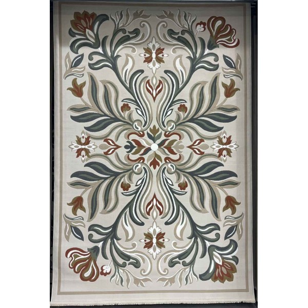 Turkish rug GALA French pattern SRC37A CREAM multi size 80*150