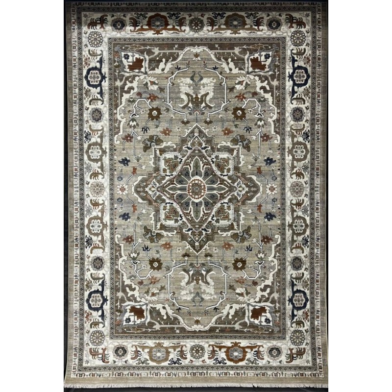 سجاد ليفون بوهيمي تركي M9262 بيج D84929 مقاس 80*150