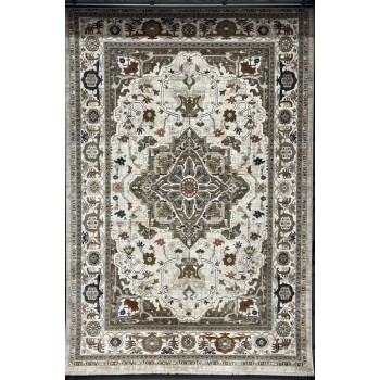 سجاد ليفون بوهيمي تركي M9262 كريم D84424 مقاس 400*500