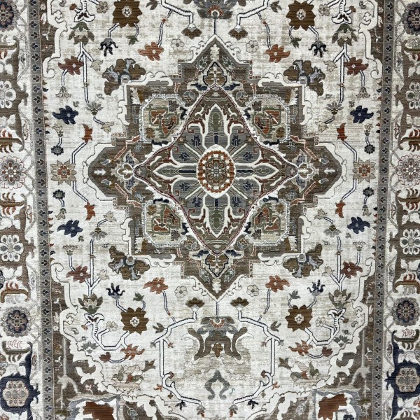 Levon Bohemian Turkish Rug M9262 cream D84424 Size 200*300