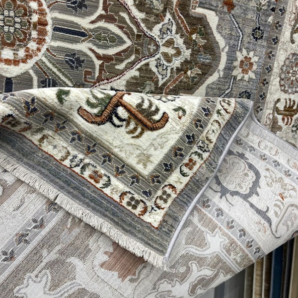 سجاد ليفون بوهيمي تركي M9262 كريم D84424 مقاس 100*200