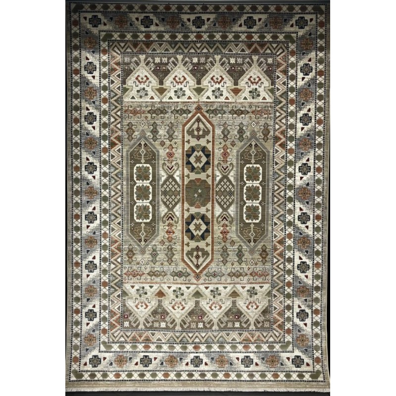 سجاد ليفون بوهيمي تركي L6952 بيج D84949 مقاس 100*300