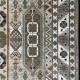 سجاد ليفون بوهيمي تركي L6952 بيج D84949 مقاس 100*300