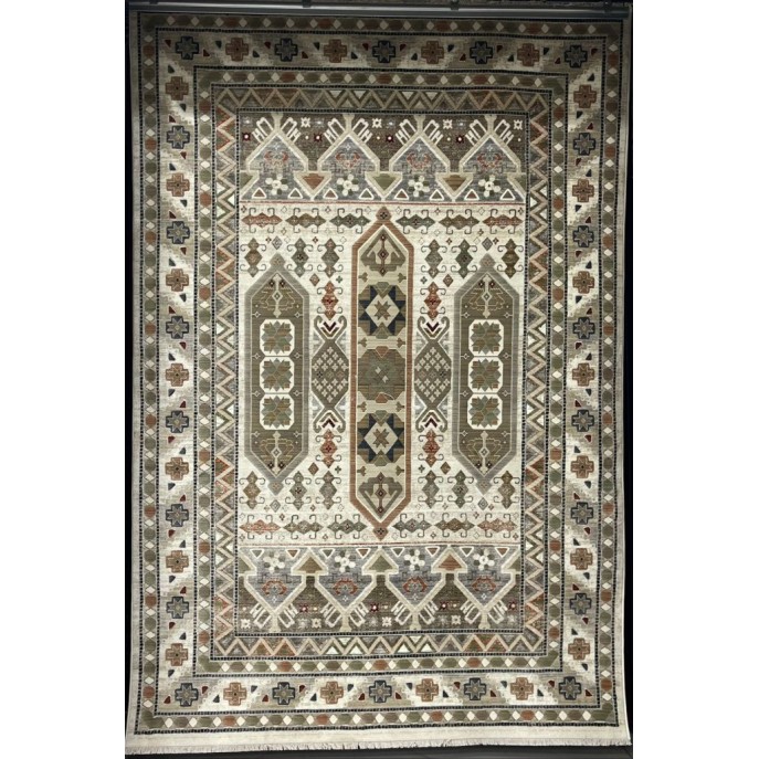 سجاد ليفون بوهيمي تركي L6952 كريم D84494 مقاس 400*500