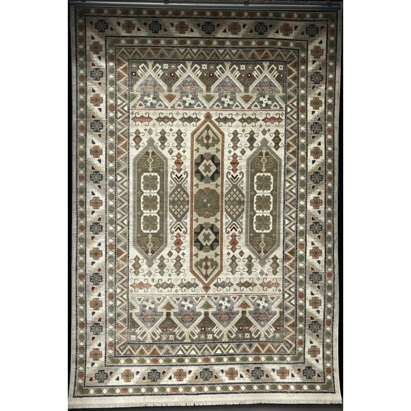 سجاد ليفون بوهيمي تركي L6952 كريم D84494 مقاس 400*500