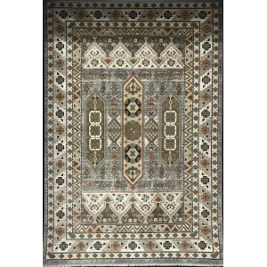 سجاد ليفون بوهيمي تركي L6952 رصاصي D84747 مقاس 80*150