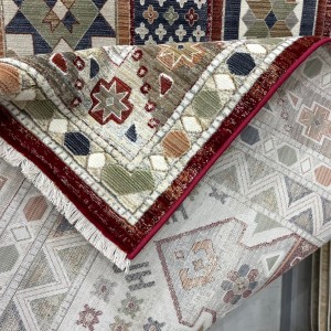 سجاد ليفون بوهيمي تركي L6952 احمر D84X9X مقاس 100*300
