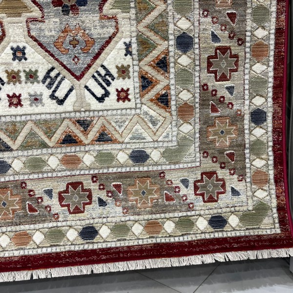 Levon Bohemian Turkish Rug L6952 red D84X9X Size 200*300