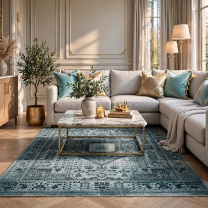 سجاد لونا بوهيمي تركي ODO9A اكوا مقاس 250*350