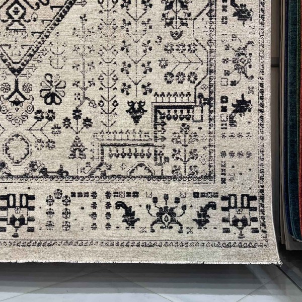 سجاد لونا بوهيمي تركي ODO9A كريم مقاس 300*400
