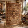سجاد لونا بوهيمي تركي ODO9A برتقالي مقاس 150*220