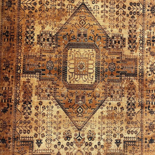 سجاد لونا بوهيمي تركي ODO9A برتقالي مقاس 150*220