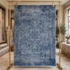 Turkish Luna Bohemian Rug Runner OE72C BLUE 100x200 cm