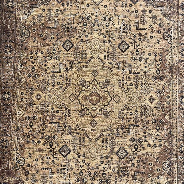 Turkish Luna Bohemian Rug OE72C BROWN 200x300 cm
