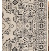 Turkish Luna Bohemian Rug Runner OE72C CREAM 100x300 cm