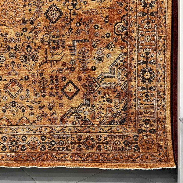 Turkish Luna Bohemian Rug OE72C ORANGE 250x350 cm