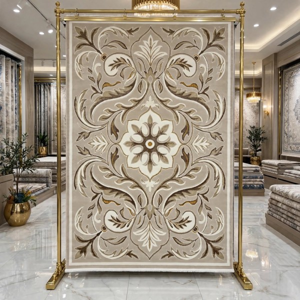 Mira Rug French Turkish Design SRC40A beige cream 100*200