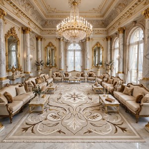 Mira Rug French Turkish Design SRC40A beige cream 100*200