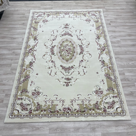 Paris Turkish Carpet 6989C cream Color Size 50*80