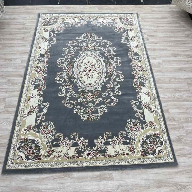 سجاد تركي باريس 6989C لون رصاصي مقاس 500*600