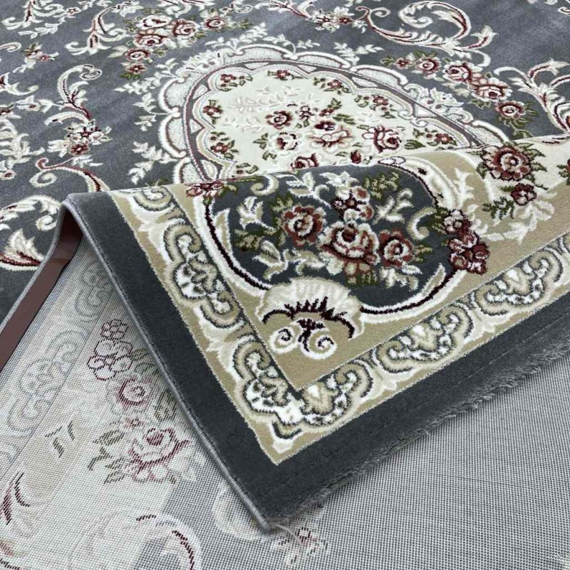 سجاد تركي باريس 6989C لون رصاصي مقاس 500*600
