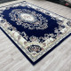 Paris Turkish Carpet 6989C navy Color Size 50*80