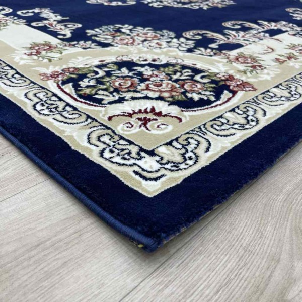 Paris Turkish Carpet 6989C navy Color Size 200*300